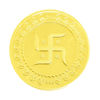999 Silver Gold Plated Laxmi Ganesh Diwali Pooja coin in 10 gms