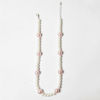 Kids baby pink Shell Pearl Necklace set in 925 Silver