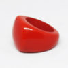 Picture of Bright red chunky ring for kids