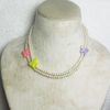 Multi color Butterfly Pearl Necklace
