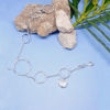 Picture of 925 Silver Designer Anklet with Hanging Dove
