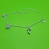 Picture of Silver Anklet Embellished with Multi Charms