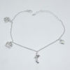 Picture of Silver Anklet Embellished with Multi Charms