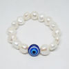 Men's Natural Pearl Evil Eye Bracelet